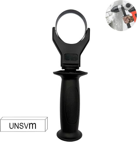 Hammer Drill Handle,1.57-2 Inch Clamping Range,Ergonomic Auxiliary Handle,Adjustable Side-Handle for Rotary Hammer,Hammer Drill,Impact Drill,Demolition Hammer,Screw Driver Handle Replacement in Kuwait