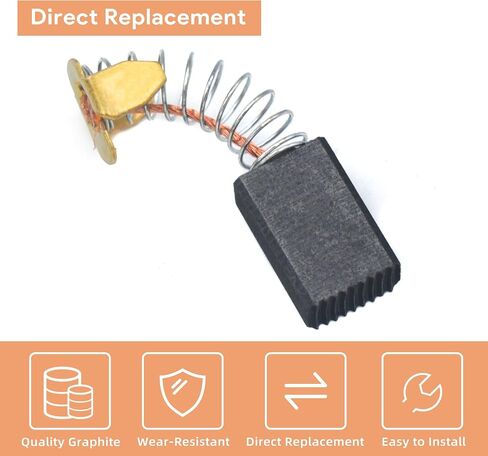 089006017092 Carbon Brush Replacement for Ridgid Tile Saw R4040 R4041S, Compatible with Ryobi Miter Saw TS1344 TS1345, 4 Pack in Kuwait