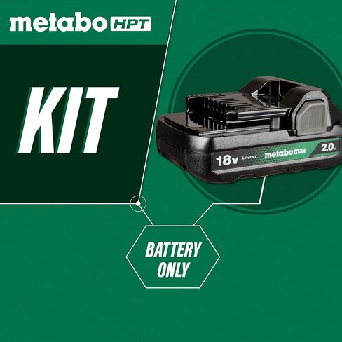 Metabo HPT 18 Volt 2.0Ah Lithium Ion Battery with Fuel Gauge, 382311M in Kuwait