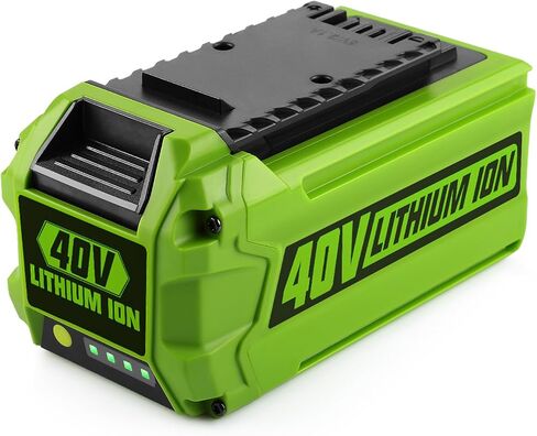 6.5Ah Battery Replacement for Greenworks 40V Battery 29472 29462, Compatible with Greenworks 40V G-MAX Power Tools 29252 20202 22262 in Kuwait