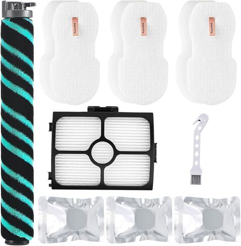 HZ4002 Replacement Roller Brush Filter Parts for Shark PowerDetect Ultra-Light Upright Vacuum HZ4002 HZ4001AMZ HZ4000, 1 Brushroller, 1 Filter, 3 Foam & Felt Filters, 3 Odor Neutralizer, 12 Pack in Kuwait