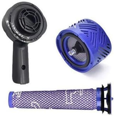 Replacement Motor Rear Cover Front Rear HEPA Filter Parts for Dyson V6 DC58 DC59 DC61 DC62 DC74 Cleaner,V6 Motor Rear Cover HEPA Filter Conversion Kit (Motor Rear Cover+Post Filter+Front Filter) in Kuwait