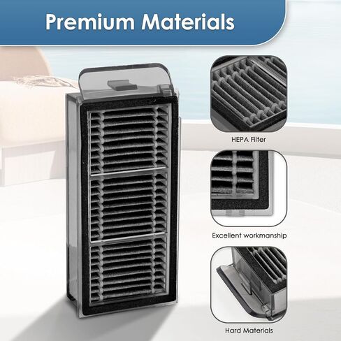 (5 Pack) X50 Ultra Replacement HEPA Filters Compatible with Dreame X50 Ultra Robotic Vacuum Cleaner, Filters Accessories Kit, Filter Kit in Kuwait