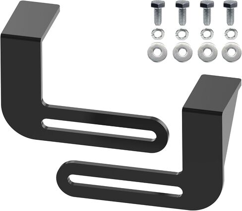 Neeki Bench Grinder Tool Rest Replacement, Left and Right Tool Rest Set | Heavy Duty 0.16" Thick Carbon Steel Work Support, Adjustable Bench Grinder Replacement Parts in Kuwait