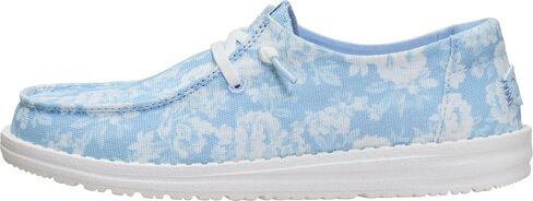 HEYDUDE Women's Wendy Washed Floral Slip On Loafer | Lightweight Casual Shoes | Easy On Travel Ready Style in Kuwait