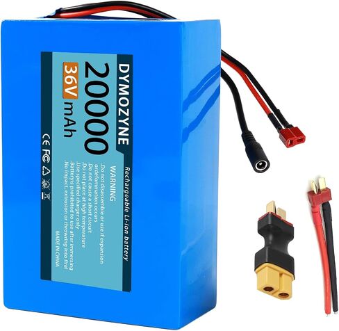 36V12AH Lithium Battery, Suitable for DIY Projects of Devices with Power Range of 200-750W, Equipped with XT60 Interface and with 30A BMS in Kuwait