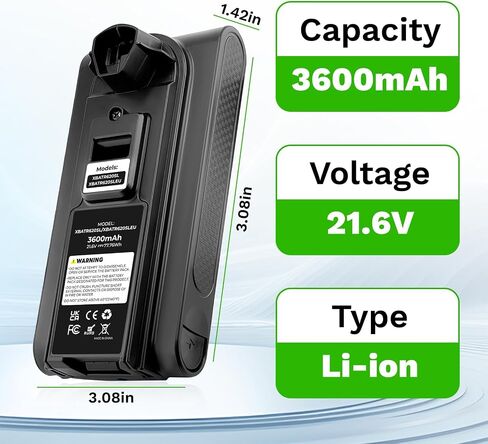 New Replacement Battery for Shark XBATR620SL IZ540H, IZ562H, UZ565H,LZ500 Cordless Vacuum Cleaners (NOT Fits for Shark IZ840H,IZ862H,UZ865H Series Models) in Kuwait