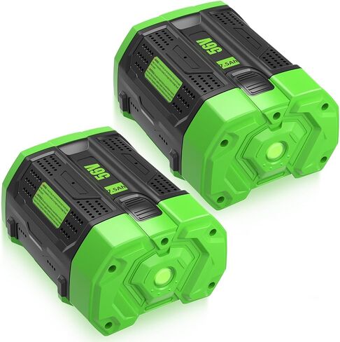 BA2800T 7500mAH Replacement for EGO Battery(Green-1PACK) | Compatible with EGO 56V Battery BA2800 BA4200 BA1400T BA1400 Lawn Mower Leaf Blower Chainsaw Tools in Saudi Arabia