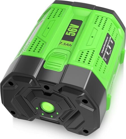 BA2800T 7500mAH Replacement for EGO Battery(Green-1PACK) | Compatible with EGO 56V Battery BA2800 BA4200 BA1400T BA1400 Lawn Mower Leaf Blower Chainsaw Tools in Saudi Arabia