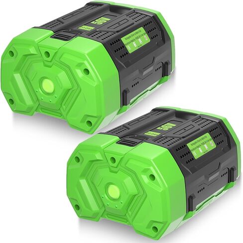 1-Pack 10000mAh Battery Replacement for EGO 56V Battery and CH2100 Charger | Compatible with EGO 56V Battery BA1400T BA1400 BA2800T And BA1400 BA2800 BA4200 BA5600 in Saudi Arabia