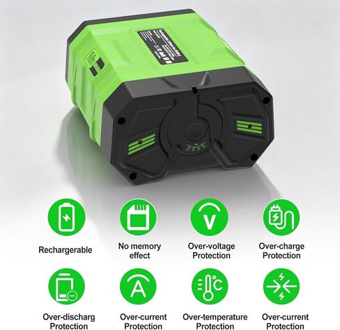 56V 5.0Ah Battery Replacement for EGO 56V Battery BA1400 BA1400T BA2800T BA2800 in Kuwait