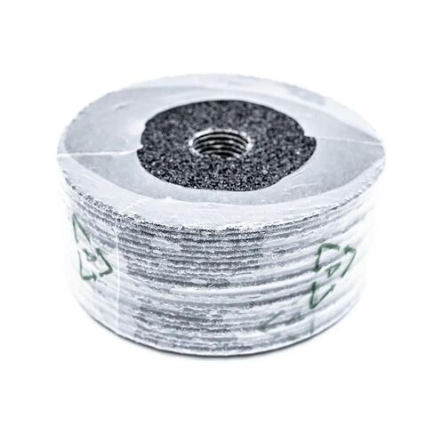 Benchmark Abrasives 5 Inch Sanding Discs Silicon Carbide Resin Fiber Grinding Disc for Grinding, Stripping on Wood, Fiberglass, Steel, Metal, 7/8" Arbor Angle Grinder Sanding Disc, 25 Pack - 120 Grit in Kuwait
