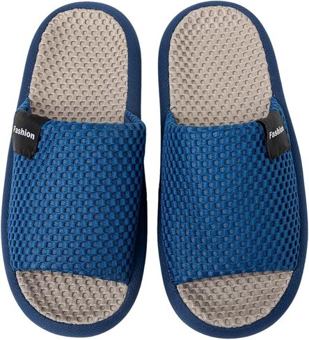 Enteer Women‘s Breathable Mesh Slipper EVA Sole House Slides with Ergonomic Arch Support, Cozy Indoor Outdoor in Kuwait
