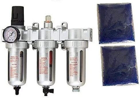 1/2" COMPRESSED AIR FILTER REGULATOR/DESICCANT DRYER GOOD FOR PLASMA CUTTER with AUTO DRAIN in Kuwait