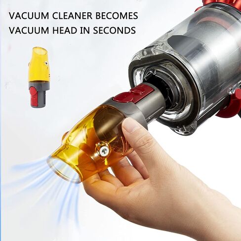 Vacuum Suction Adapter for Dyson V Vacuum,Storage Bag Tip | Speeds up clothing compression for storage. Quick-seal nozzle prevents air loss. Compact mini head reaches tight gaps. Ideal in Kuwait
