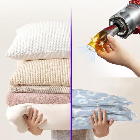 Vacuum Suction Adapter for Dyson V Vacuum,Storage Bag Tip | Speeds up clothing compression for storage. Quick-seal nozzle prevents air loss. Compact mini head reaches tight gaps. Ideal in Kuwait