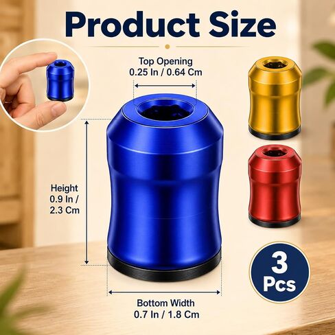 3Pcs Strong Magnetic Screw Holder Rings Screwdriver Head Magnetic Ring | Screw Ring Set Universal, Bit Holder for Hex Screwdrivers Power Bits in Kuwait
