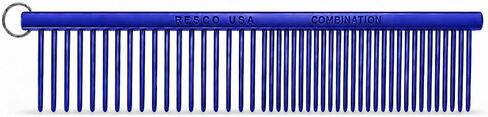 Resco Professional Anti-Static Best Dog, Cat, Pet Grooming Comb, Medium/Coarse Tooth Spacing, 1.5-Inch Pins, Candy Purple in Saudi Arabia