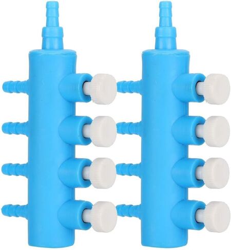 2Pcs Aquarium Air Control Lever Valve, Distributor Splitter Airline Tube Connector aquarium Air Tubing Airline Tubing Aquarium Air Pump Accessories for Fish (2 Way) in Kuwait