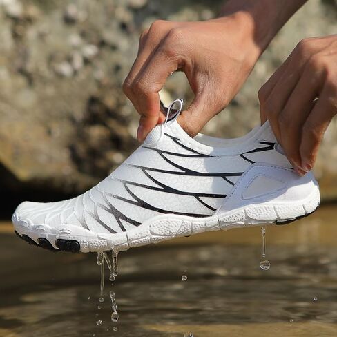 Lightweight Water Shoes for Men and Women - Quick-Dry Aqua Socks for Beach, Pool, Yoga, Hiking, Trekking & Stream Crossing | Non-Slip Outdoor Fitness Footwear in Kuwait
