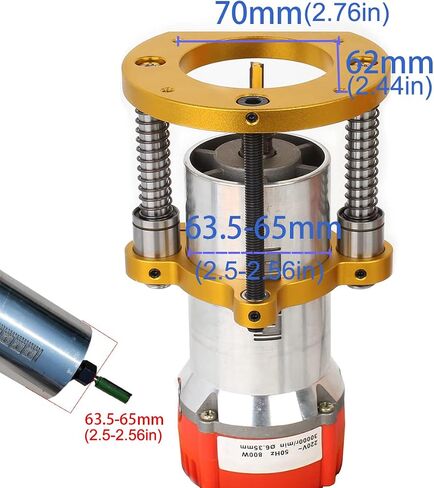 Aluminium Router Table Insert Plate And Router Lift for 65mm Diameter Universal Trimming Machine,with Miter Gauge Guide Aluminium Profile Fence Sliding Brackets in Kuwait
