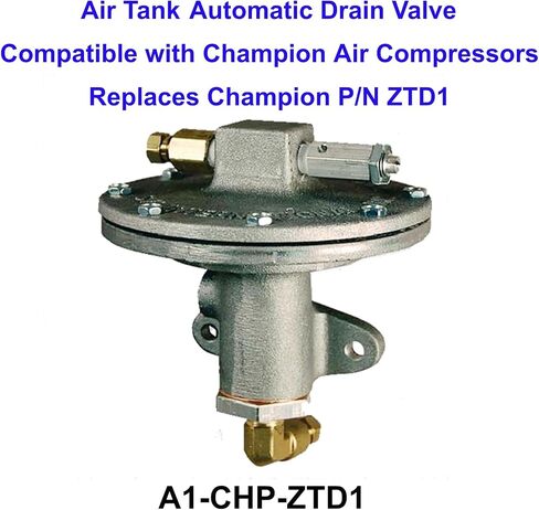 Air Compressor Tank Automatic Drain Valve, Replaces Champion P/N ZTD1 (Z-TD-1) in Kuwait