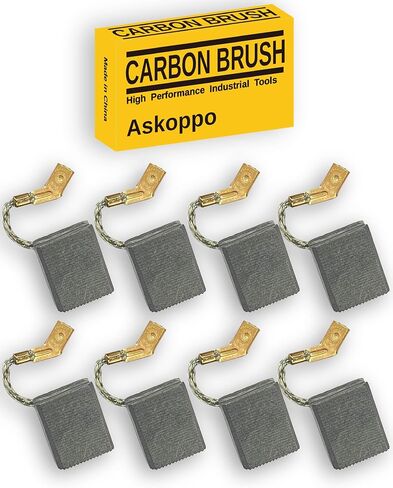 N257540 (8-Pack) Heavy Duty Carbon Brushes, Carbones para DeWALT DWE402 DWE4214 Angle Grinder Replacement, High Conductivity, Askoppo in Kuwait