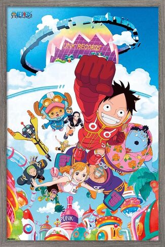 One Piece: Egghead Arc - Future Island Group Wall Poster, 34L" x 22.4W", Unframed Version in Saudi Arabia