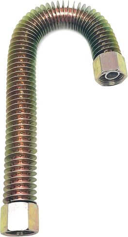 Aluminum Air Compressor Exhaust Pipe, 10.23in Length, 10mm OD, 3/8in Nut, Silver, 1pc in Kuwait