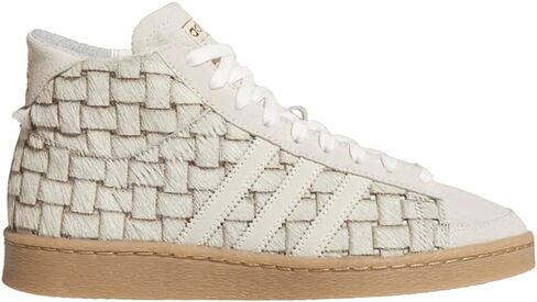 adidas Womens Jabbar Hi Lace Up Sneakers Shoes Casual - Off White in Kuwait