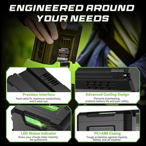 Replacement for Greenworks 60V Battery 5.0Ah, Compatible with All Greenworks 60 Volt Lithium-lon Battery Power Tools, Replace for 60V Battery LB60A02 LB60A03 LB602 LB6025 in Kuwait