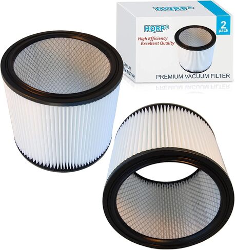 HQRP Cartridge Filter 2-Pack compatible with Shop-Vac 4045 12B225A 12B300A 12RT300 14RT400A 16RHT650C Vacuum Cleaner in Kuwait