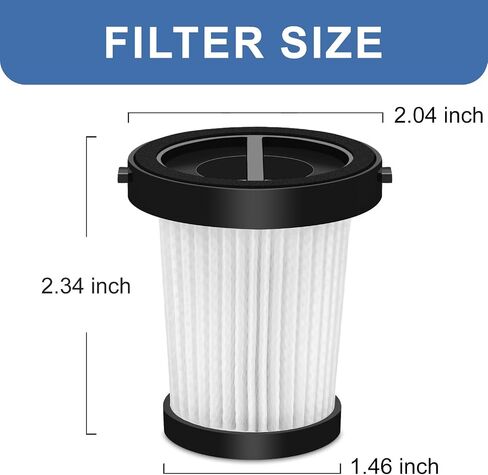Mattress Vacuum Replacement Filter Compatible with CFBF Mattress Vacuum Cleaner(LW-P1018).HEAP Filter-4Pack in Kuwait