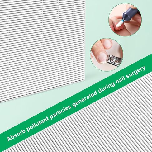 Nail Dust Collector Replacement Filter Compatible with SAVILAND Nail Dust Collector with Lamp, 99% Dust & Fly Ash Filtration. in Kuwait