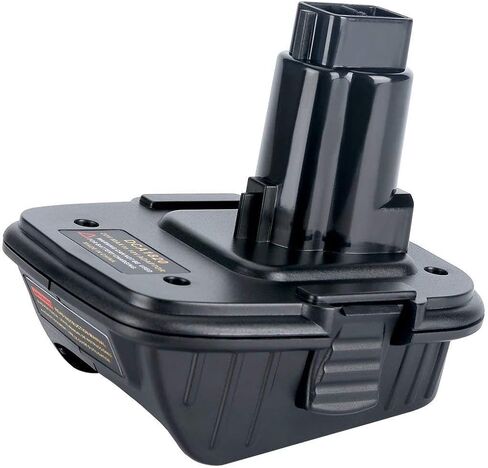 tyrone DCA1820 18V to 20V Adapter - Compatible with DeWalt 18V Tools, Works with 20V Max Batteries (DCB201/203/204/206), Ideal for DIY and Professional Workshops in Kuwait