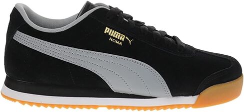 PUMA Mens Roma Territory Lace Up Sneakers Shoes Casual - Black in Kuwait