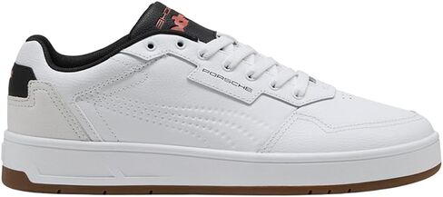 PUMA Mens Porsche Legacy Court Classic Lux Lace Up Sneakers Shoes Casual - White in Kuwait