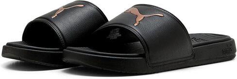 PUMA Women's Cool Cat 3.0 Sport Slide Sandals, Black-Rose Gold AH26, 7 Woman in Kuwait