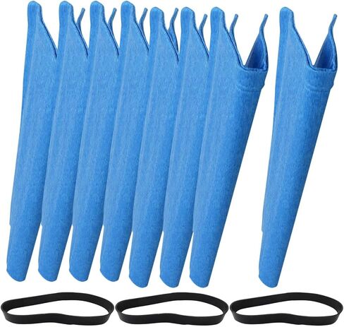 New Vacuum Dry Filters 25-1217 for Porter Cable 4 Gallon vac PCX18301-4B, 8pcs Replacement Reusable Filters & 3pcs Retaining Bands in Kuwait