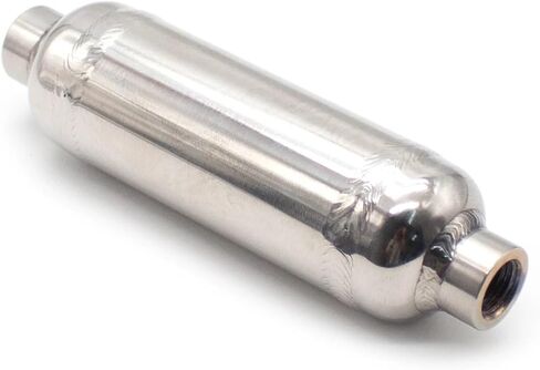 Stainless Steel Pressure Tank Small air Storage ta 0.1L 304 Stainless Steel Air Storage Tank Small Vacuum Buffer Air Pressure Tank 1/4G Inlet Load Max 1.25MPA in Kuwait