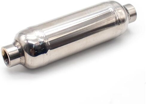 Stainless Steel Pressure Tank Small air Storage ta 0.1L 304 Stainless Steel Air Storage Tank Small Vacuum Buffer Air Pressure Tank 1/4G Inlet Load Max 1.25MPA in Kuwait