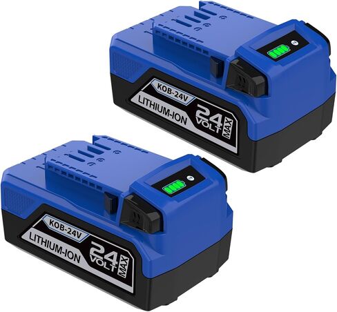 Replacement for Kobalt 24V Battery 6.0Ah - High Capacity Lithium Battery Compatible with Kobalt 24V Max Power Tool KB624-03 KB524-03 KB424-03 KB224-03 in Kuwait
