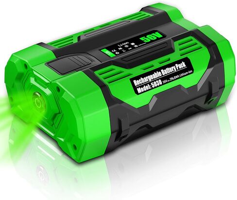 5000mAh 56V Battery for EGO Power+ Tools – Compatible with BA2800 BA4200 BA1400 – Fits Lawn Mower Leaf Blower String Trimmer in Kuwait