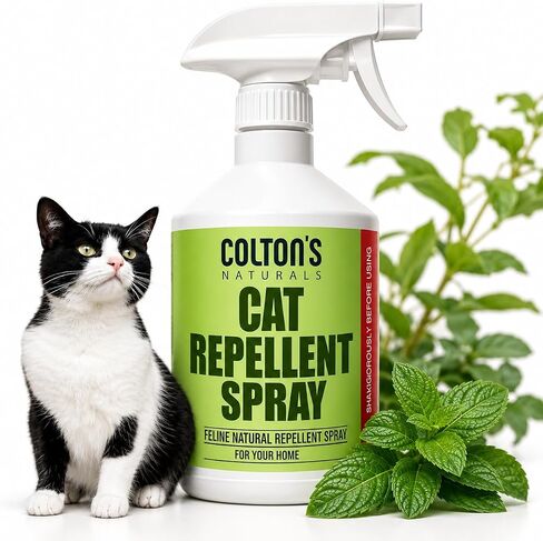 Cat Repellent Outdoor Spray Indoor (32 OZ) 100% Organic & Natural Yard Furniture Repellant in Saudi Arabia