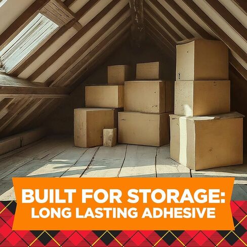 Scotch Long Lasting Storage Packing Tape, Clear, Storage Tape Seals Moving Boxes, 1.88 in x 54.6 yd ,1 roll in Saudi Arabia