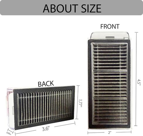 (12 Pack) HEPA Filters Replacement For Dreame X50 Ultra,L60 Ultra Pe | L40s/L50 Pro Ultra, X50 Master,High Efficiency Filtration,Robot Vacuum Parts, Household Cleaning Replacement Accessories in Kuwait