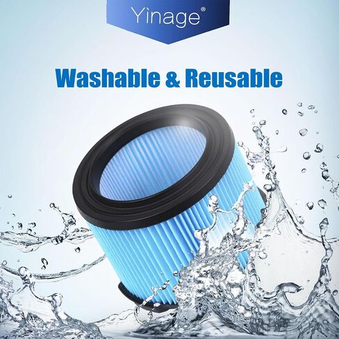 VF3500 Replacement Filter for Shop Vacuum 3-4.5 Gallon Wet Dry Vacuums, 3-Layer Filters for WD4050, WD3050, WD4080, WD4522, 4000RV, 4500RV (2 Pack) in Kuwait