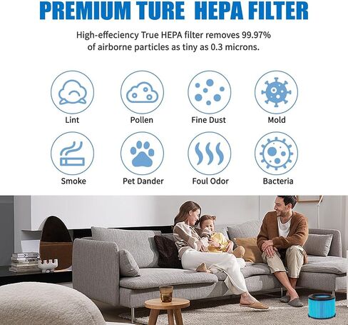 VF3500 Replacement Filter for Shop Vacuum 3-4.5 Gallon Wet Dry Vacuums, 3-Layer Filters for WD4050, WD3050, WD4080, WD4522, 4000RV, 4500RV (2 Pack) in Kuwait