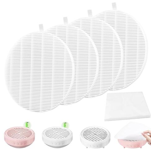 4 Pack Nail Dust Collector Replacement Filter with 100 Disposable Filter Papers – Compatible with MelodySusie HPro/SProR, Filters 99% of Nail Dust in Kuwait