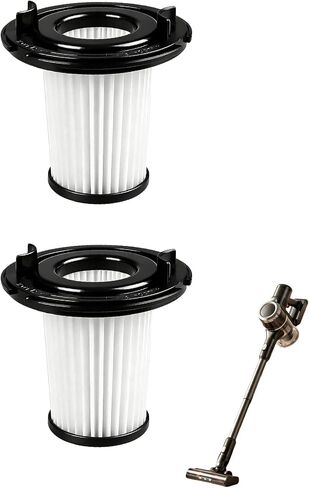 2 Pcs Washable HEPA Replacement Filters Parts Compatible with WHALL EV-691 Cordless Vacuum Cleaner, Reusable Vacuum Replacement Filter for Dust, Pet Hair, Wood Chips - Easy to Install in Kuwait